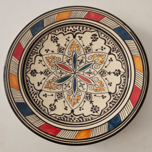 Handmade Moroccan Ceramic Plate - V3