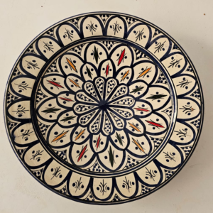 Handmade Moroccan Ceramic Plate - V5